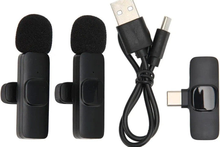Black microphone