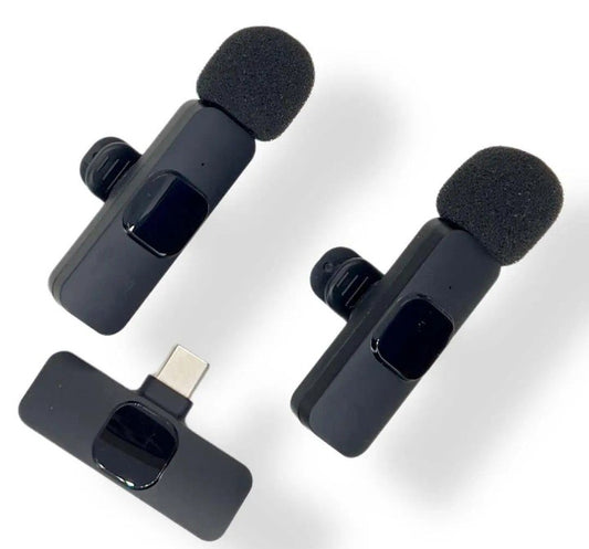 Black microphone