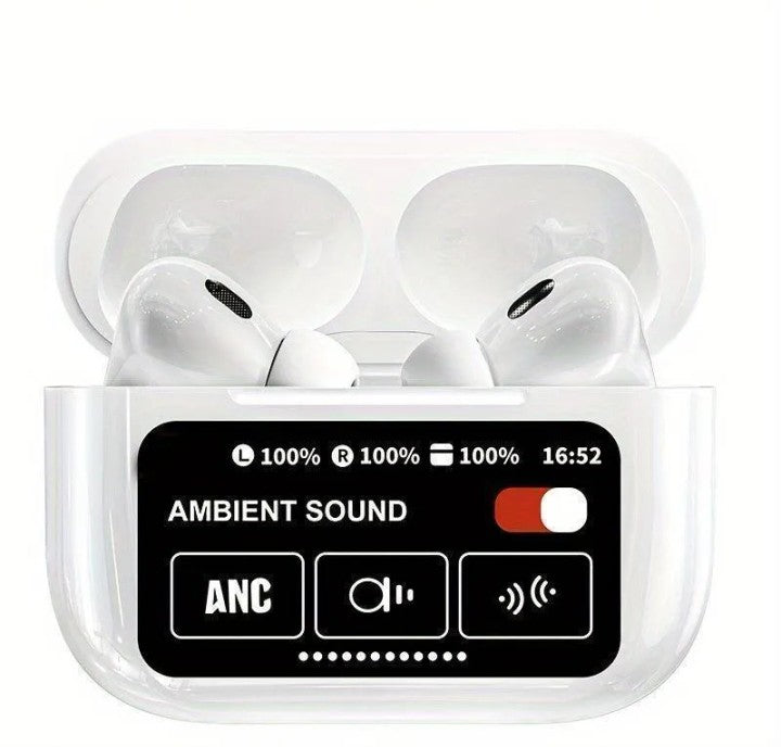 White earbuds