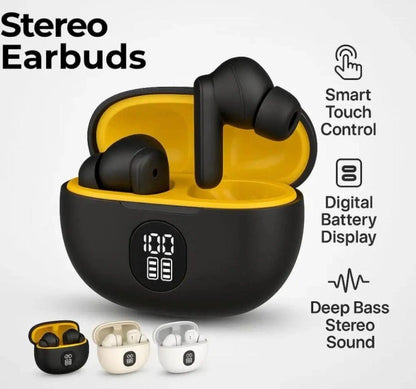 Wireless stero earbuds